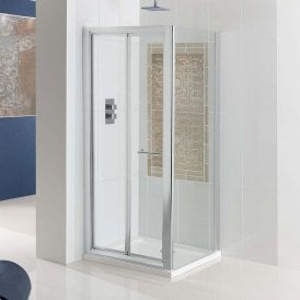 Eastbrook Vulcan 900mm Bi-Fold 5mm Silver   69.0058