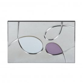 Eastbrook W Series Flush Plate Chrome/Colour Buttons   73.0014