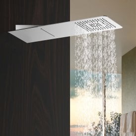 Eastbrook Wall-Mounted Shower With Waterfall Stainless   78.0006