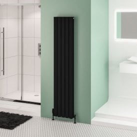 Eastbrook Warrington 1800mm x 380mm Radiator Type 20 Matt Black   41.0540