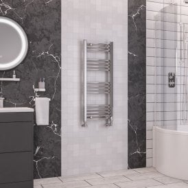 Eastbrook Wendover Curved Multirail 1000mm x 400mm Chrome   41.0037