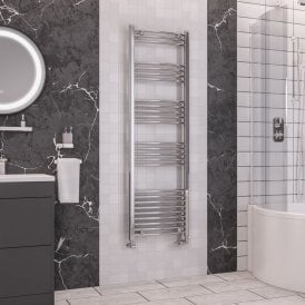 Eastbrook Wendover Curved Multirail 1600mm x 500mm Chrome   41.0051