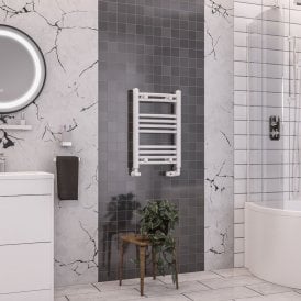 Eastbrook Wendover Curved Multirail 600mm x 400mm White   41.0097