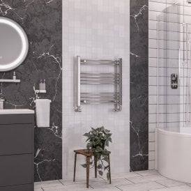 Eastbrook Wendover Curved Multirail 600mm x 600mm Chrome   41.0108