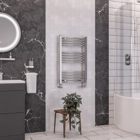 Eastbrook Wendover Curved Multirail 800mm x 500mm Chrome   41.0033