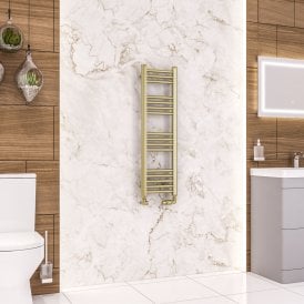 Eastbrook Wendover Straight Multirail 1000mm x 300mm Brushed Brass   41.1177