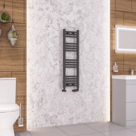 Eastbrook Wendover Straight Multirail 1000mm x 300mm Matt Anthracite   41.0640