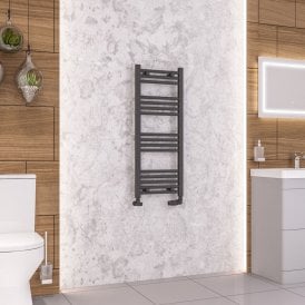 Eastbrook Wendover Straight Multirail 1000mm x 400mm Matt Anthracite   41.0641
