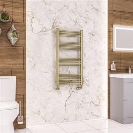 Eastbrook Wendover Straight Multirail 1000mm x 500mm Brushed Brass   41.0703