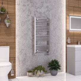 Eastbrook Wendover Straight Multirail 1000mm x 500mm Chrome   41.0009