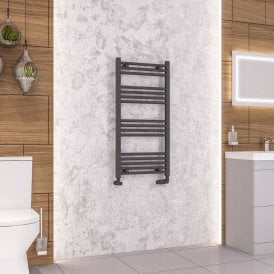 Eastbrook Wendover Straight Multirail 1000mm x 500mm Matt Anthracite   41.0642