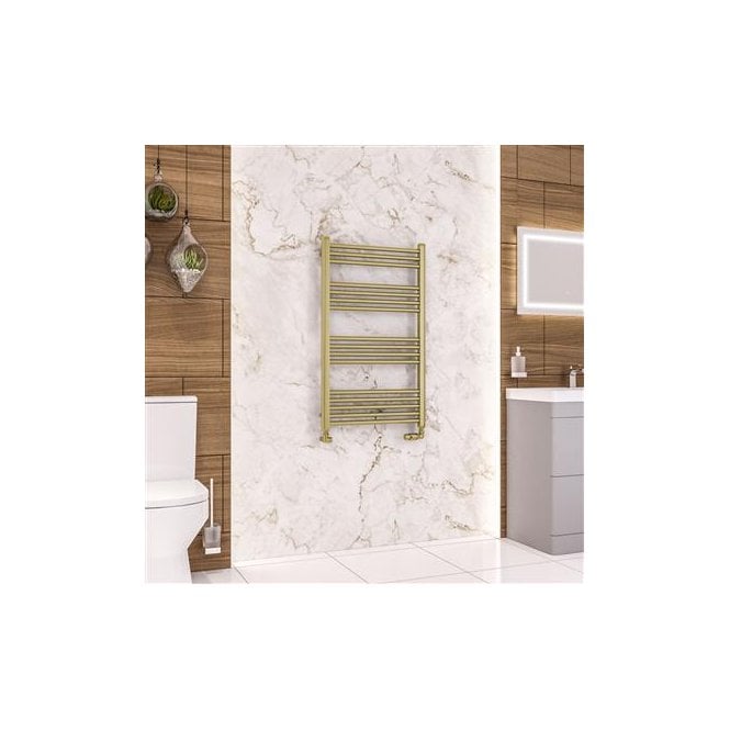 Eastbrook  Wendover Straight Multirail 1000mm x 600mm Brushed Brass   41.0704