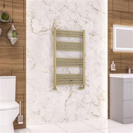 Eastbrook Wendover Straight Multirail 1000mm x 600mm Brushed Brass   41.0704