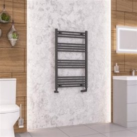 Eastbrook Wendover Straight Multirail 1000mm x 600mm Matt Anthracite   41.0643