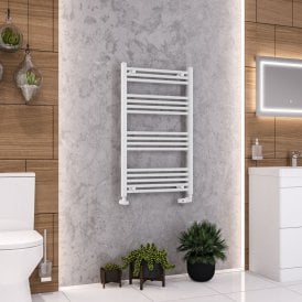 Eastbrook Wendover Straight Multirail 1000mm x 600mm White   41.0012