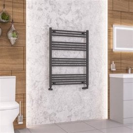 Eastbrook Wendover Straight Multirail 1000mm x 750mm Matt Anthracite   41.0644