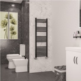 Eastbrook Wendover Straight Multirail 1200mm x 400mm Black Gold   41.0859