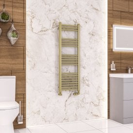 Eastbrook Wendover Straight Multirail 1200mm x 400mm Brushed Brass   41.0705