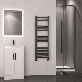 Eastbrook Wendover Straight Multirail 1200mm x 400mm Brushed Bronze   41.0868