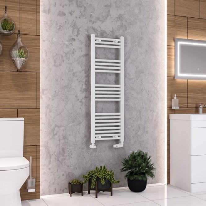 Eastbrook  Wendover Straight Multirail 1200mm x 400mm White   41.0014