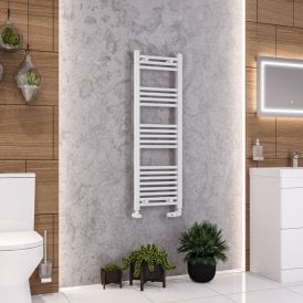 Eastbrook Wendover Straight Multirail 1200mm x 400mm White   41.0014