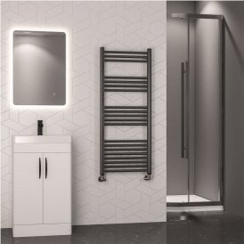 Eastbrook Wendover Straight Multirail 1200mm x 500mm Brushed Bronze   41.0869