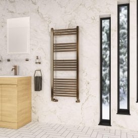 Eastbrook Wendover Straight Multirail 1200mm x 500mm Brushed Bronze 41.1215