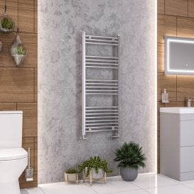 Eastbrook Wendover Straight Multirail 1200mm x 500mm Chrome   41.0015