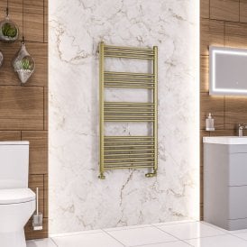 Eastbrook Wendover Straight Multirail 1200mm x 600mm Brushed Brass   41.0364