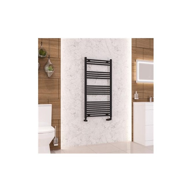 Eastbrook  Wendover Straight Multirail 1200mm x 600mm Matt Black   41.0681