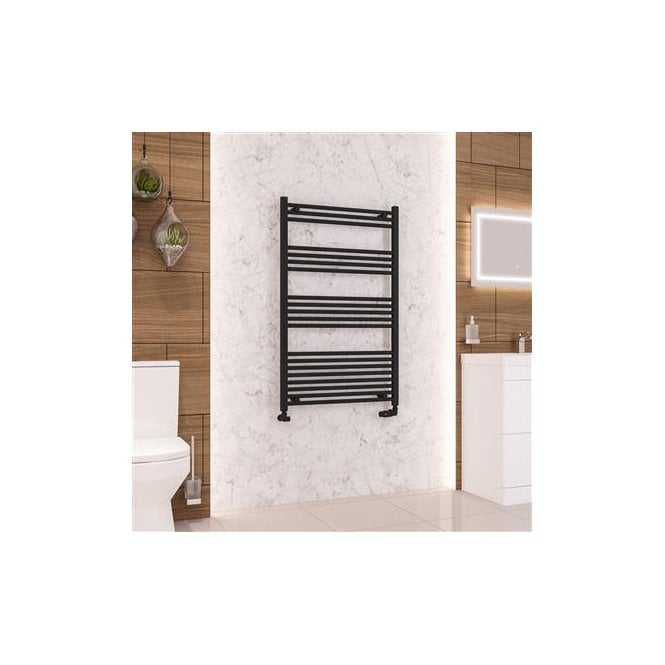 Eastbrook  Wendover Straight Multirail 1200mm x 750mm Matt Black   41.0682