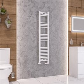 Eastbrook Wendover Straight Multirail 1400mm x 300mm Gloss White   41.0625