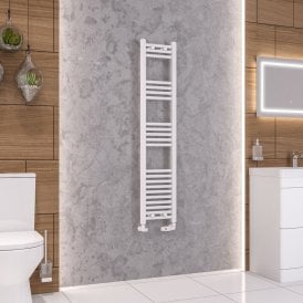 Eastbrook Wendover Straight Multirail 1400mm x 300mm Gloss White   41.0625