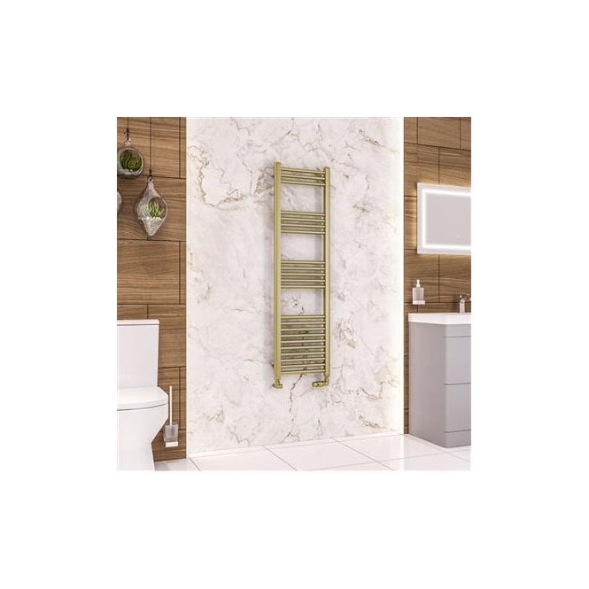 Eastbrook  Wendover Straight Multirail 1400mm x 400mm Brushed Brass   41.0706