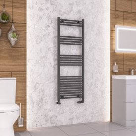 Eastbrook Wendover Straight Multirail 1400mm x 500mm Matt Anthracite   41.0649