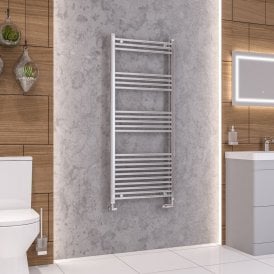 Eastbrook Wendover Straight Multirail 1400mm x 600mm Chrome   41.0623