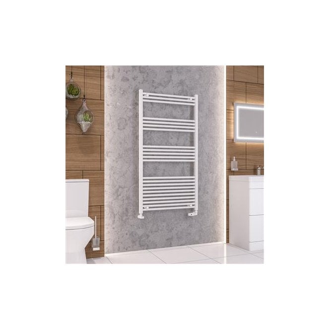 Eastbrook  Wendover Straight Multirail 1400mm x 750mm Gloss White   41.0629