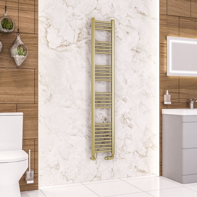 Eastbrook  Wendover Straight Multirail 1600mm x 300mm Brushed Brass   41.1183