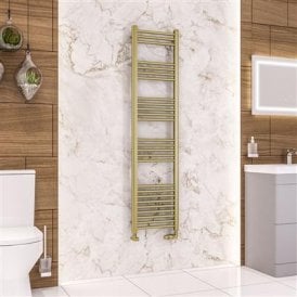 Eastbrook Wendover Straight Multirail 1600mm x 400mm Brushed Brass   41.0707