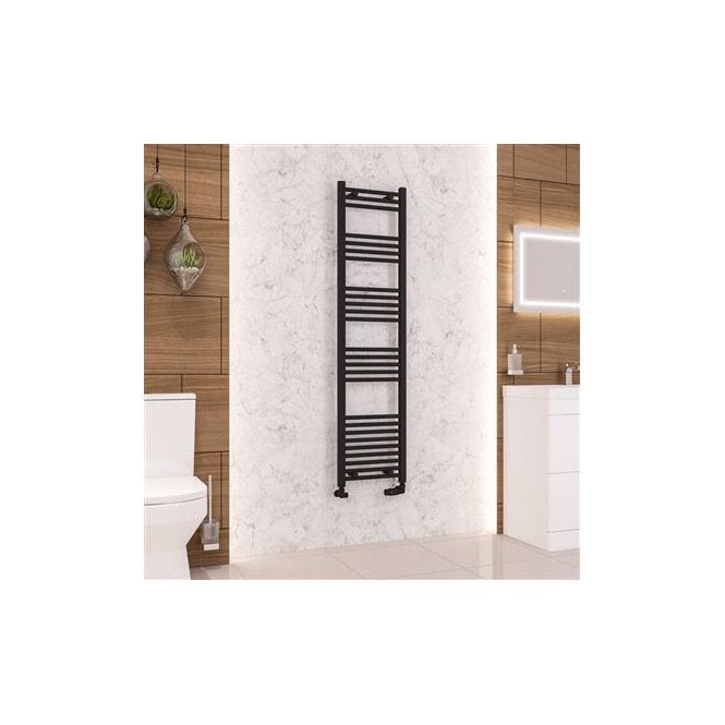 Eastbrook  Wendover Straight Multirail 1600mm x 400mm Matt Black   41.0689