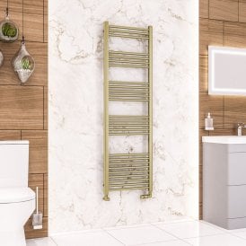 Eastbrook Wendover Straight Multirail 1600mm x 500mm Brushed Brass   41.0367