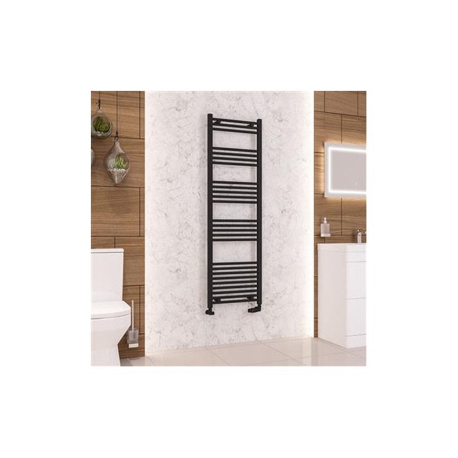 Eastbrook  Wendover Straight Multirail 1600mm x 500mm Matt Black   41.0690