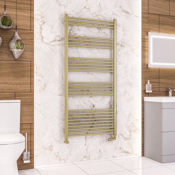 Eastbrook  Wendover Straight Multirail 1600mm x 750mm Brushed Brass   41.1184