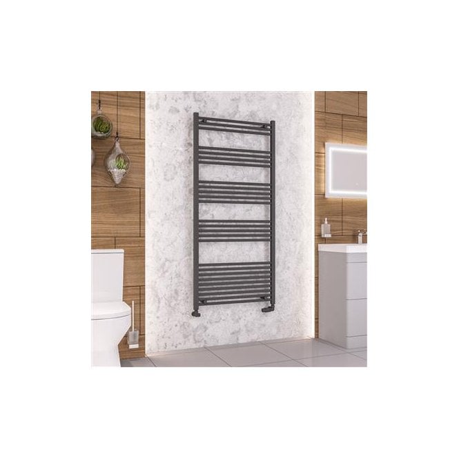 Eastbrook  Wendover Straight Multirail 1600mm x 750mm Matt Anthracite   41.0656