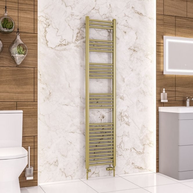 Eastbrook  Wendover Straight Multirail 1800mm x 400mm Brushed Brass   41.0708