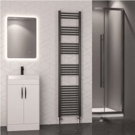 Eastbrook Wendover Straight Multirail 1800mm x 400mm Brushed Bronze   41.0871