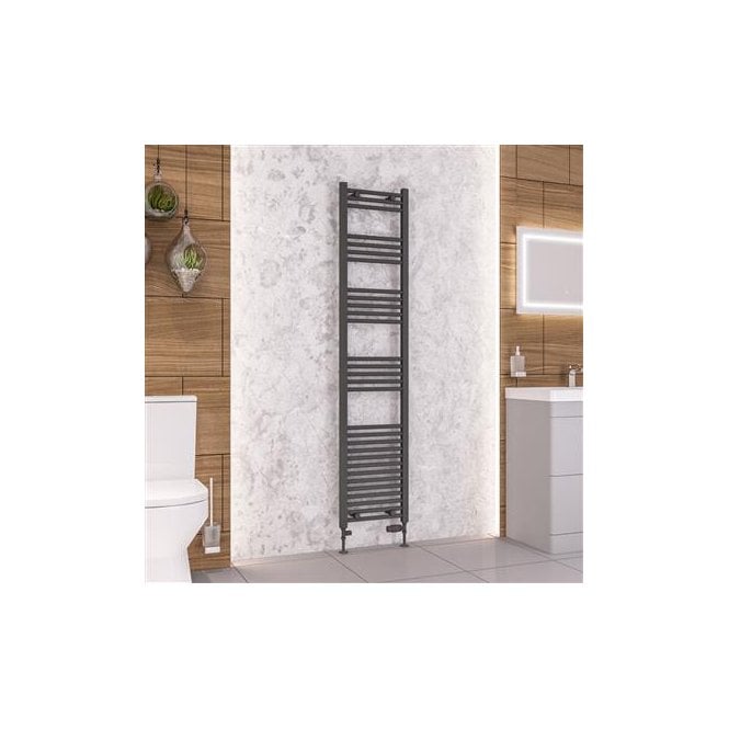 Eastbrook  Wendover Straight Multirail 1800mm x 400mm Matt Anthracite   41.0658