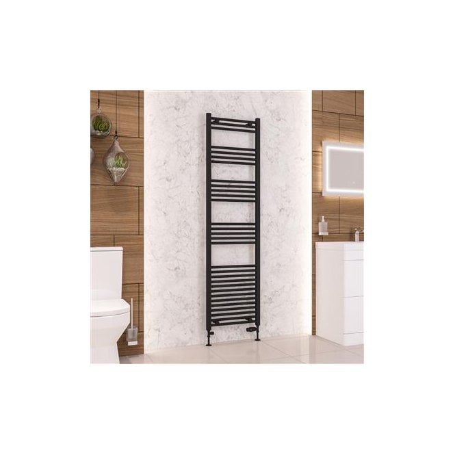 Eastbrook  Wendover Straight Multirail 1800mm x 500mm Matt Black   41.0695