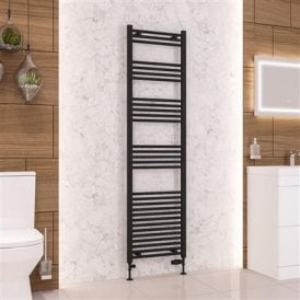 Eastbrook Wendover Straight Multirail 1800mm x 500mm Matt Black   41.0695