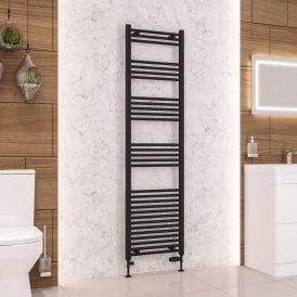 Eastbrook Wendover Straight Multirail 1800mm x 500mm Matt Black   41.0695